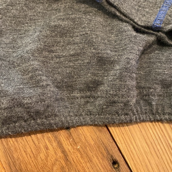 Wool L/S Half Zip Scranton/Wilkes-Barre RailRiders Top Sweater Blue Gray XXL - Picture 5 of 11